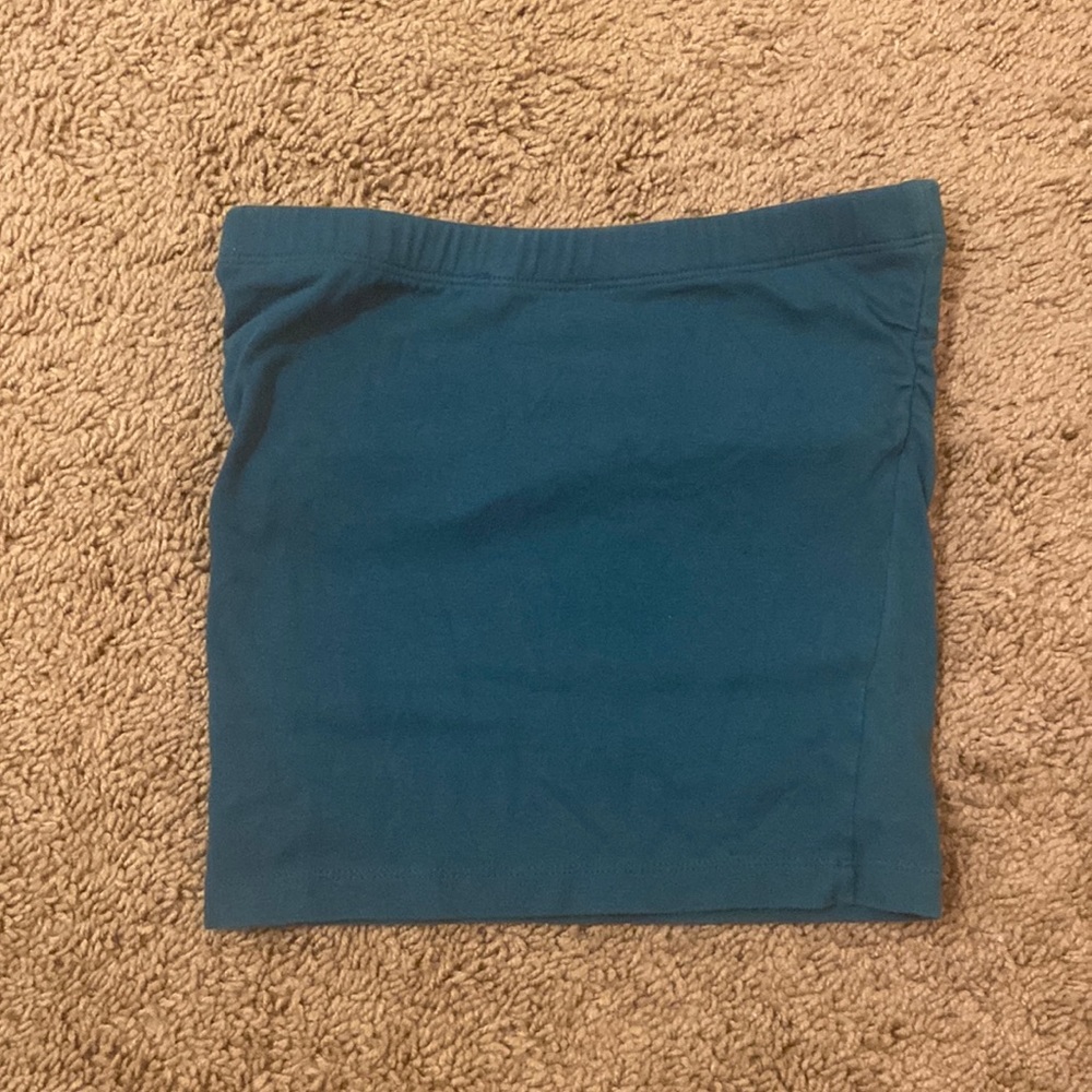 Blue tube top